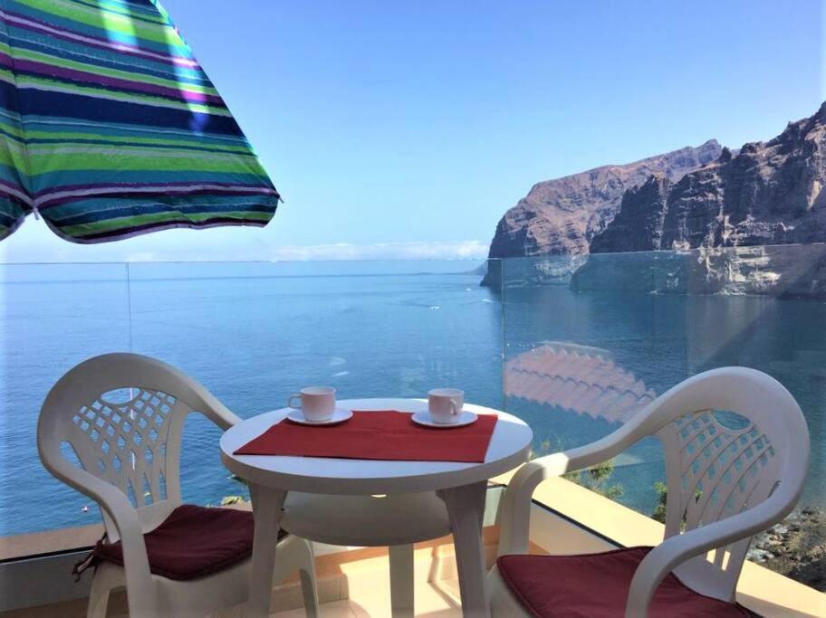 Apartamento Incleibles Vistas Al Oceano Y Piscina. Акантиладо-де-Лос-Хигантес Экстерьер фото