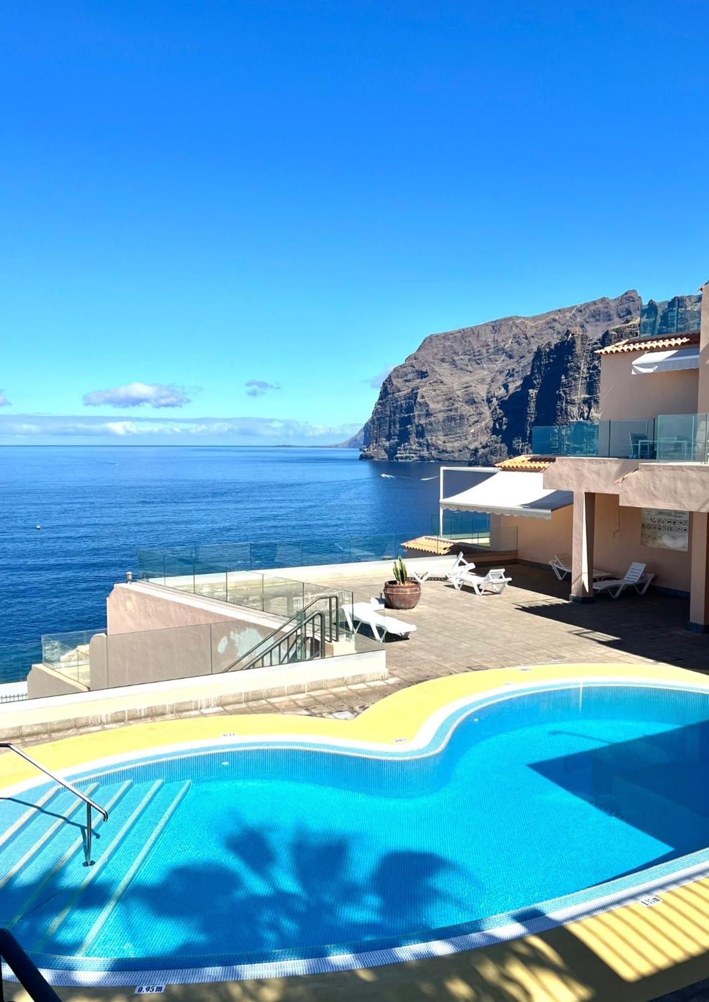 Apartamento Incleibles Vistas Al Oceano Y Piscina. Акантиладо-де-Лос-Хигантес Экстерьер фото